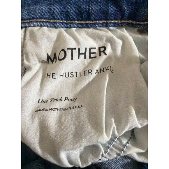 Mother The Hustler Ankle Jeans One Trick Pony Size 27 - Picture 3 of 3